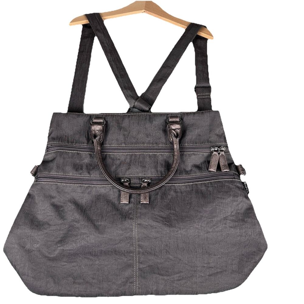 Multi-function Cortile sling bag nylon travel bag/backpack top handles crossbody